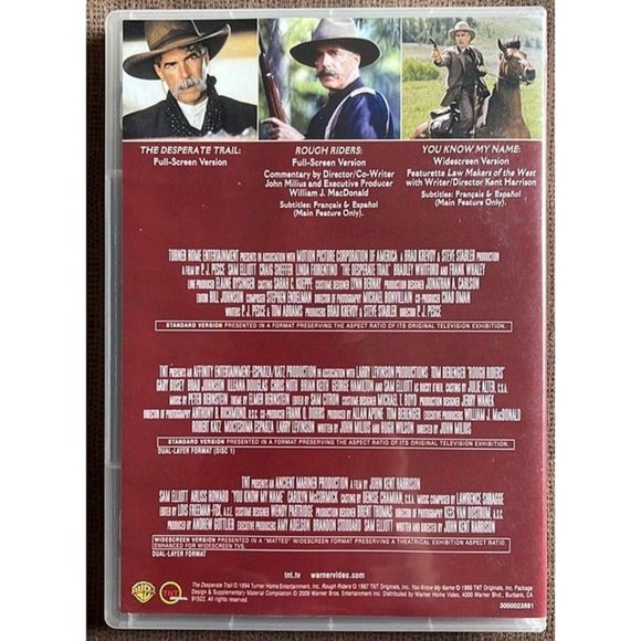 Sam Elliott Western Collection - DVD- The Desperate Trail / Rough Riders - Picture 2 of 8
